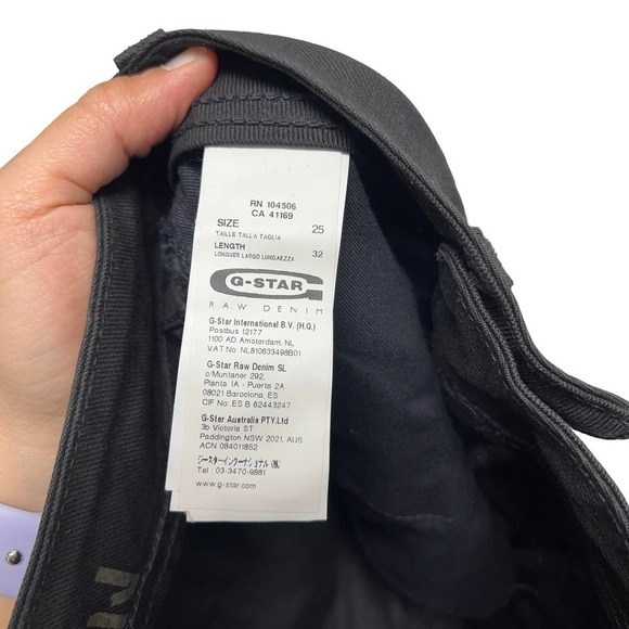 G-Star Raw‎ Core 3301 Straight Jeans Comfort Black Denim - Picture 10 of 12